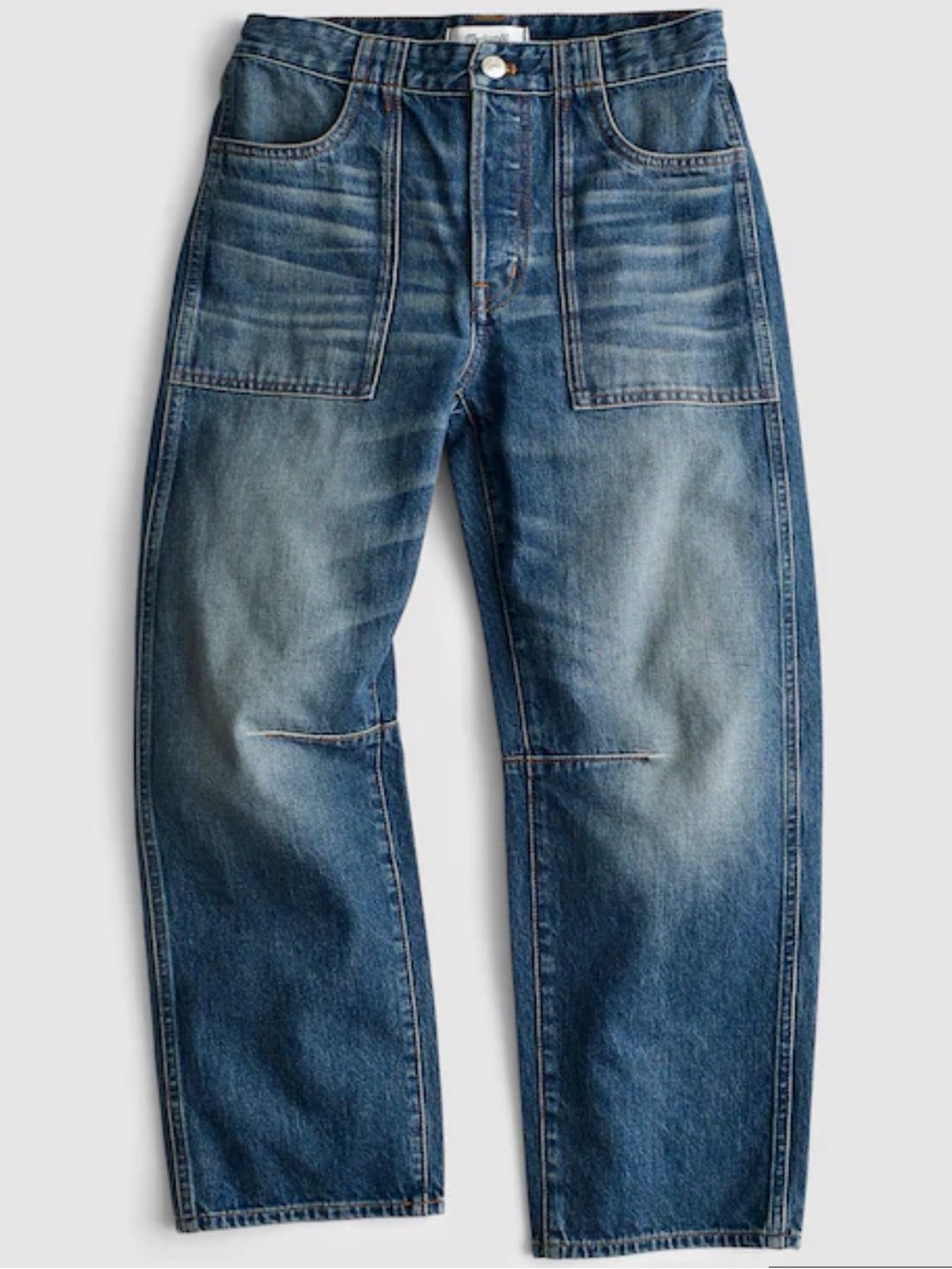 MADEWELL 26 The Utility Darted Barrel-Leg Jean NY066 $148